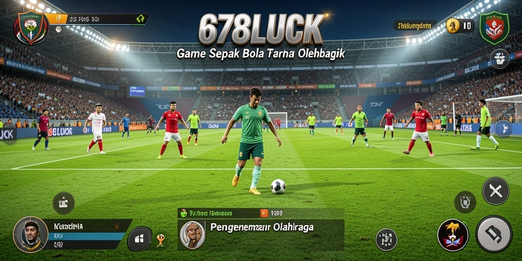 Tampilan gameplay menarik dari 678LUCK dengan aksi sepak bola yang menegangkan.