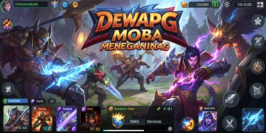 Menampilkan gameplay seru dan strategis di DEWAPG.