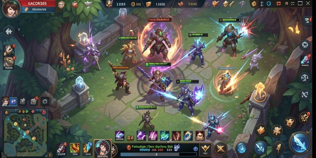 Tampilan visual GACOR305 yang menakjubkan dalam aksi pertempuran MMORPG.
