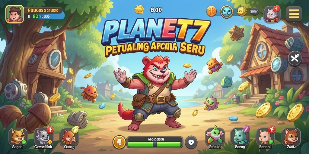 Gameplay seru dan penuh warna di PLANET77.