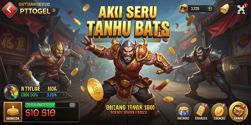 Tampilan gameplay seru PTTOGEL dengan aksi mendebarkan.