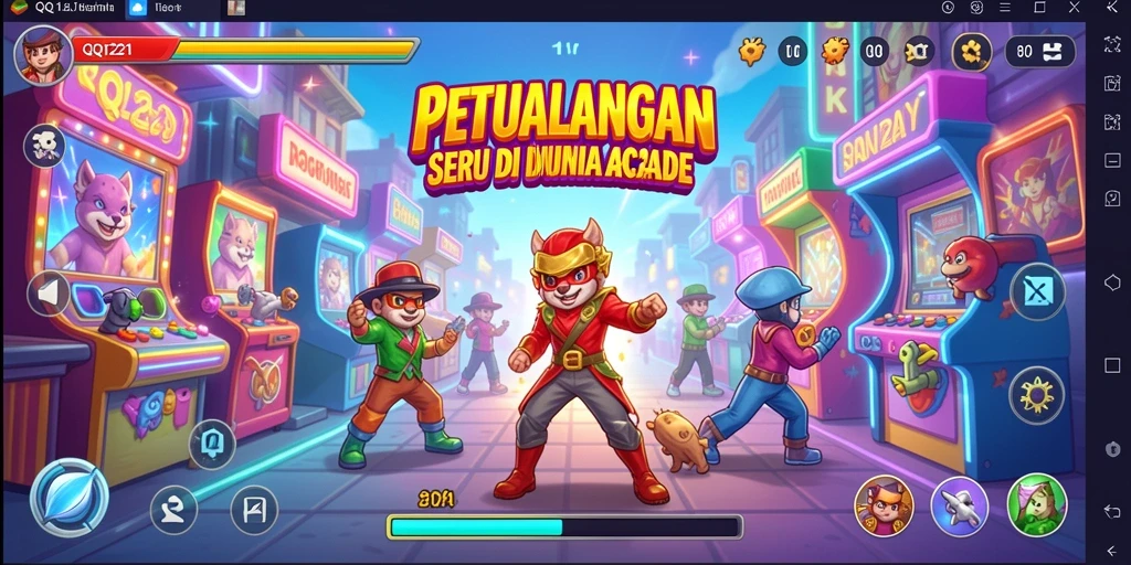 Screenshot menampilkan gameplay seru dari QQ1221 yang penuh aksi.