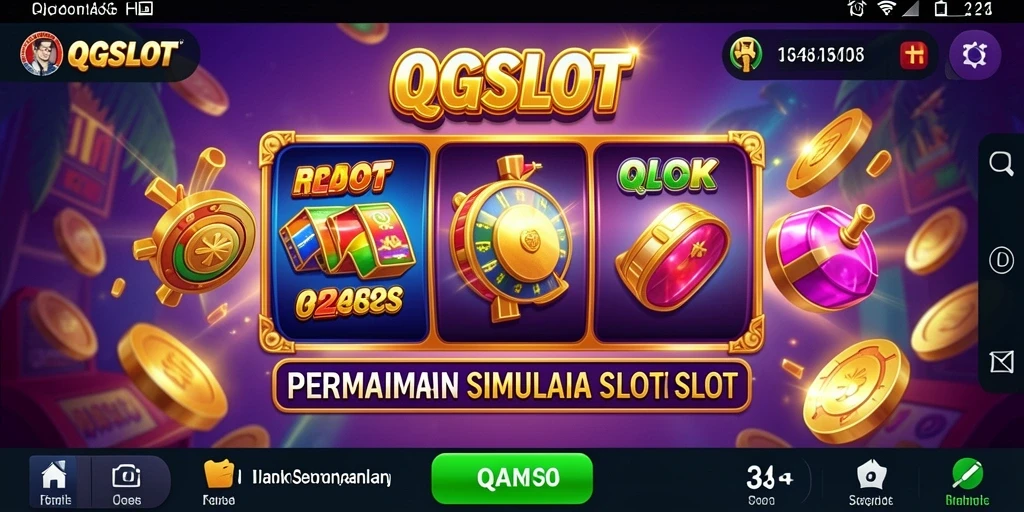 Screenshot gameplay QQSLOT yang menampilkan mesin slot yang menarik.