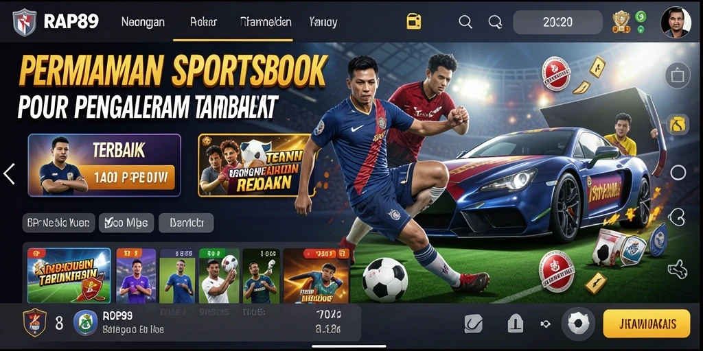Tampilan gameplay Sportsbook RAP89 yang menarik dan interaktif.