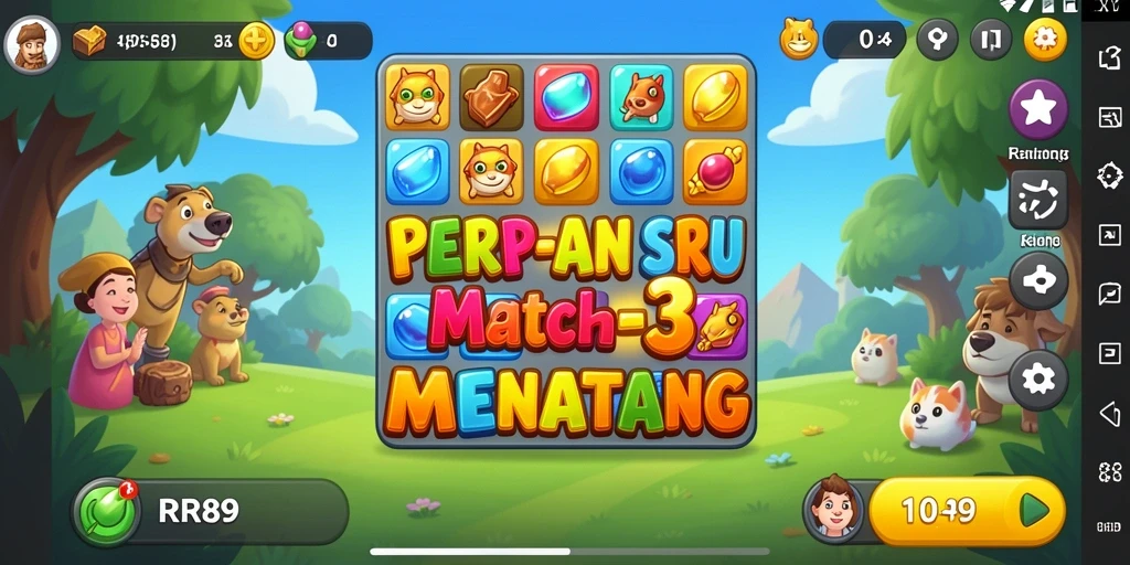 Gameplay seru dan penuh warna dari RR89, cocok untuk semua usia.