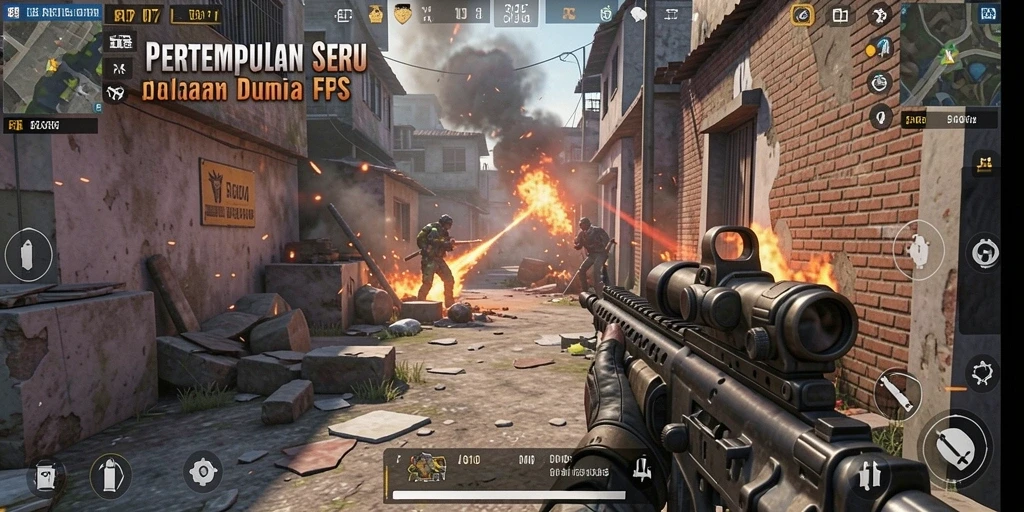 Gameplay intense dari SD107 yang penuh aksi FPS.