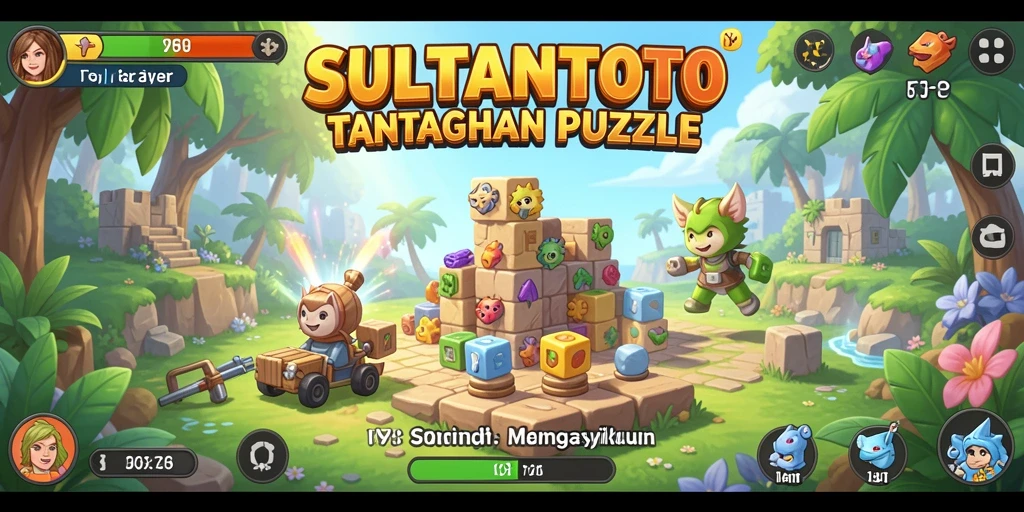 Tampilan gameplay SULTANTOTO yang menantang dan menyenangkan.