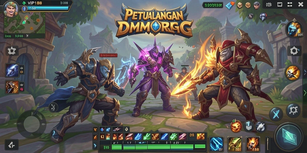 Gameplay seru dari VIP188 dengan karakter dan petualangan menarik.