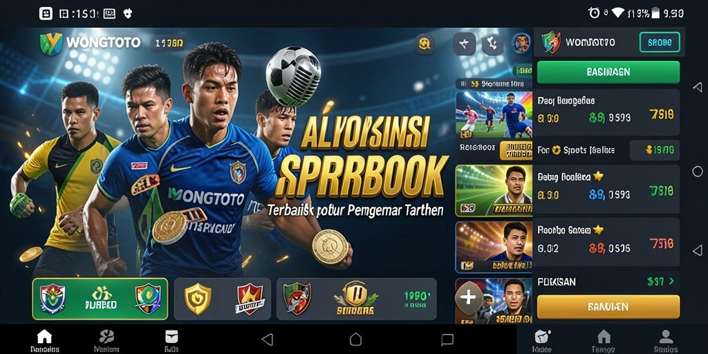 Screenshot utama WONGTOTO menampilkan antarmuka pengguna yang menarik dan informatif.
